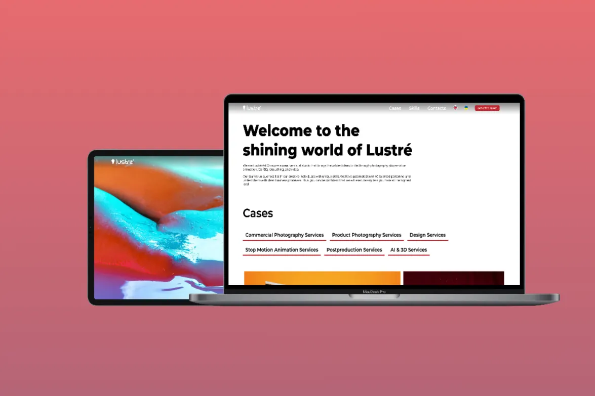 Cover for Lustre website